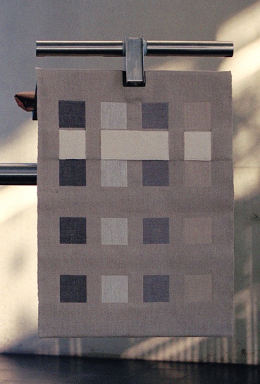 Antependium - linnen, zijde, dubbel geweven, ca. 0,70 x 0,90 m