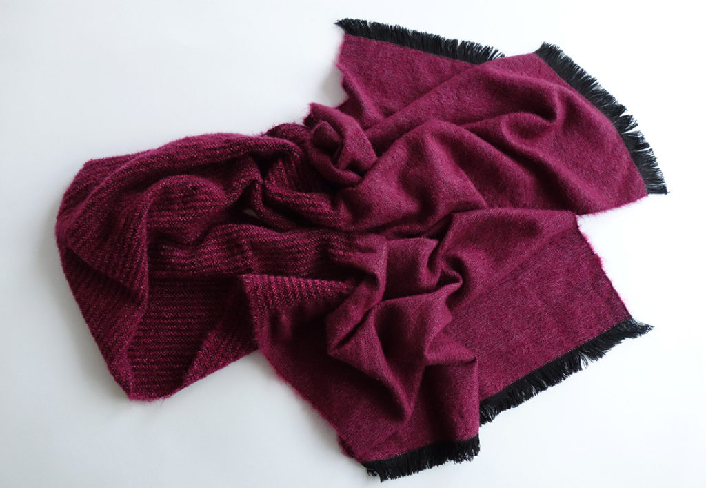 super-size scarf in red