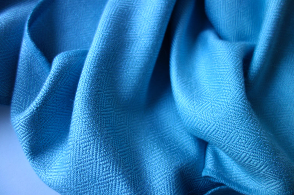 Light blue silk scarf