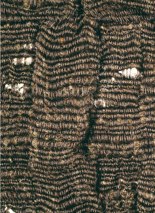 Cotone a doppia trama, lana, alluminio