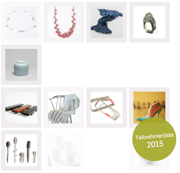 Teilnehmer Jahremesse Museum für Kunst und Gewerbe Hamburg 2015